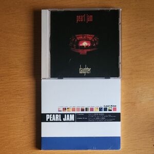 Pearl Jam "Daughter", "Last Kiss" - 1990s CD Singles (Lot of 2)